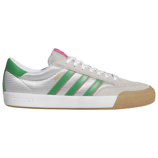 Adidas Skateboarding Nora Skate Shoes Grey One Green Pink Fusion