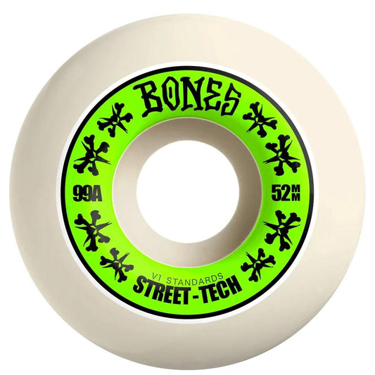 BONES Skateboard Wheels STF 52mm 99A V1 Standard (Spring '26)