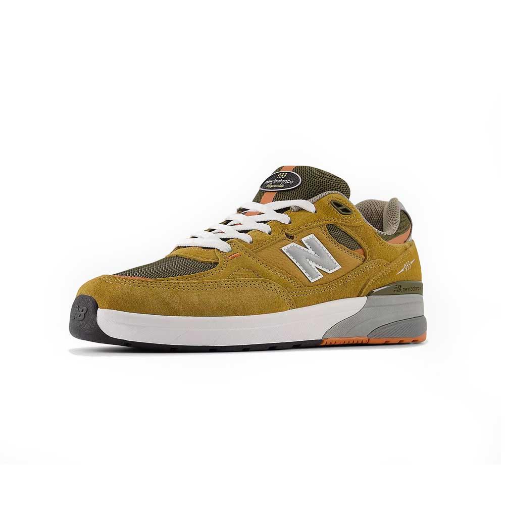 New Balance Numeric Andrew Reynolds 933 Camel Dark Brown Skate Shoes