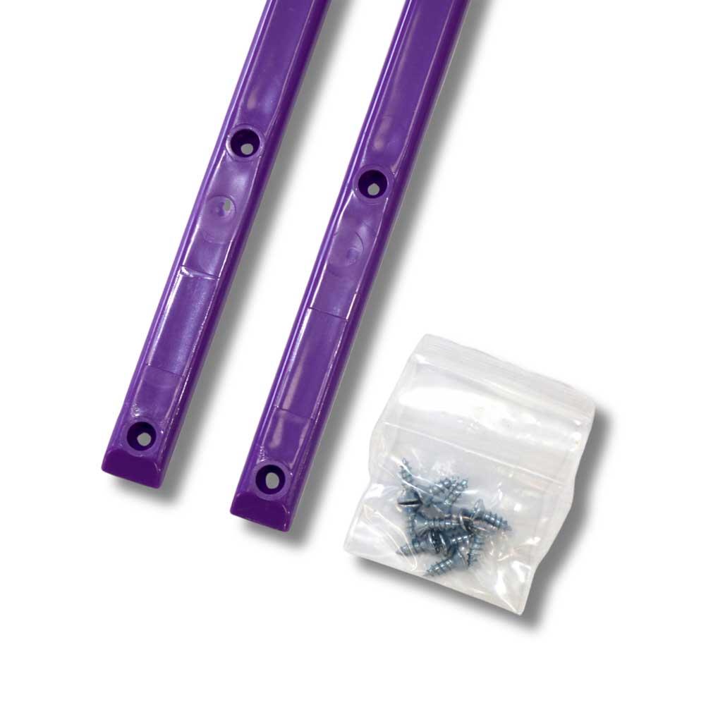 G-Tool Skateboard Rails 2 Pack Low Profile Purple