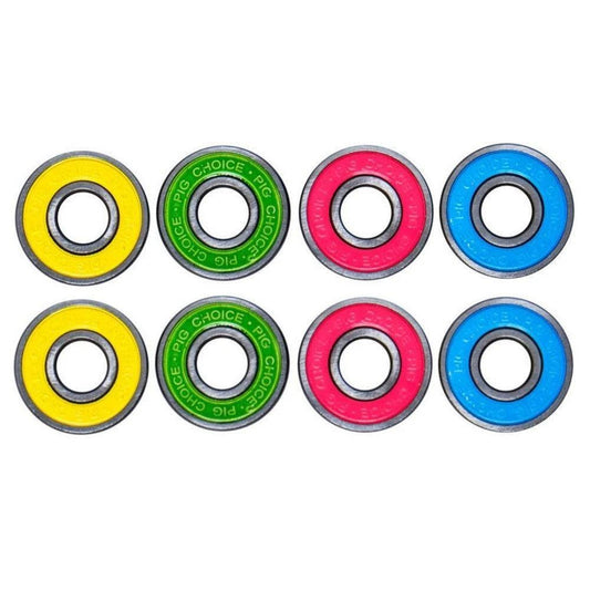 Pig Neon Skateboard Bearings