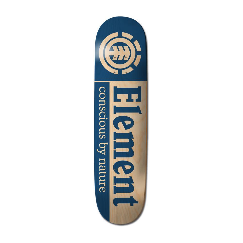Element Team Skateboard Deck Section CBN Birch Blue 8.50"