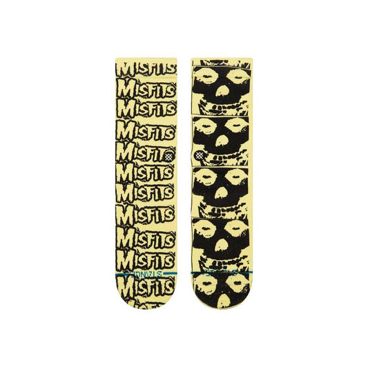 Stance Socks Misfits Collection Crew Melon Large