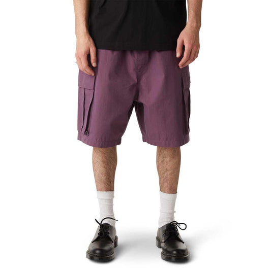 Huf Millenium Cargo Shorts Dark Berry Purple