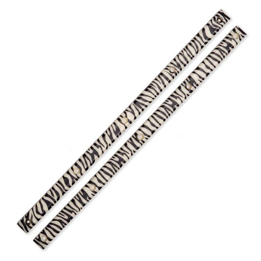 G-Tool Skateboard Rails 2 Pack Low Profile Zebra