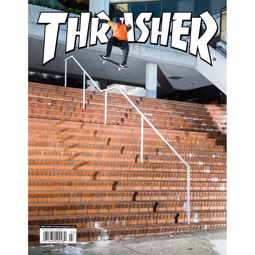 Thrasher Magazine March 2026 Issue 548 Jhanka Gap Front Lip Slide Cover
