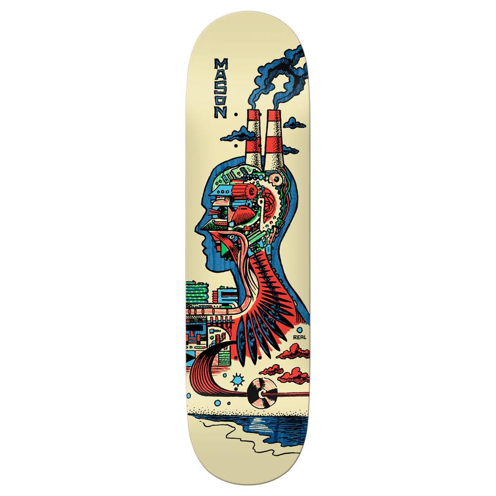 Real Mason Artificial Skateboard Deck Cream 8.28"