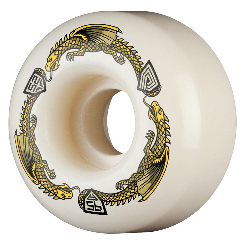 Powell-Peralta Dragon Formula V1 Yellow Skateboard Wheels 52mm 95A
