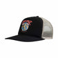 Santa Cruz Out Of Time Meshback Cap Black Stone Grey One Size