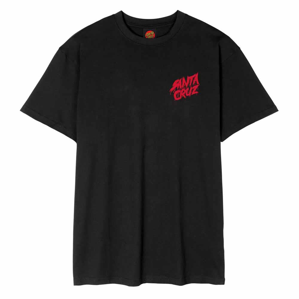 Santa Cruz T-Shirt Meek Concrete Slasher Black