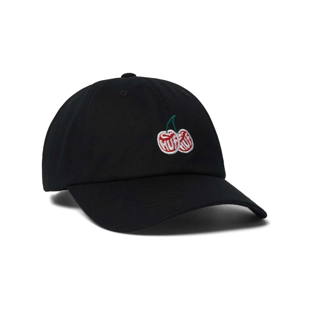 Huf Cherries 6 Panel CV Hat Black