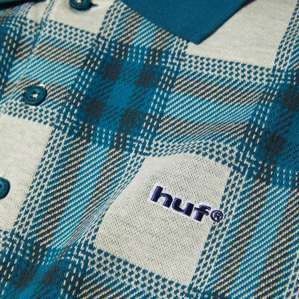 HUF Knit 89 Plaid Rugby Shirt Natural