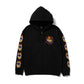 HUF X Spitfire Chrome Head FZ Hoodie Black
