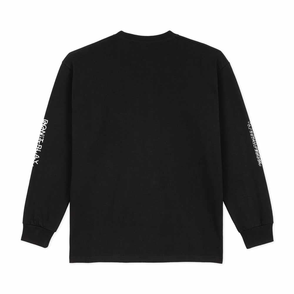 Polar Skateboards Don't Play Long Sleeve T-Shirt Black