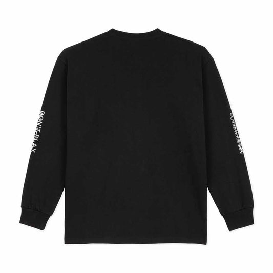 Polar Skateboards Don't Play Long Sleeve T-Shirt Black