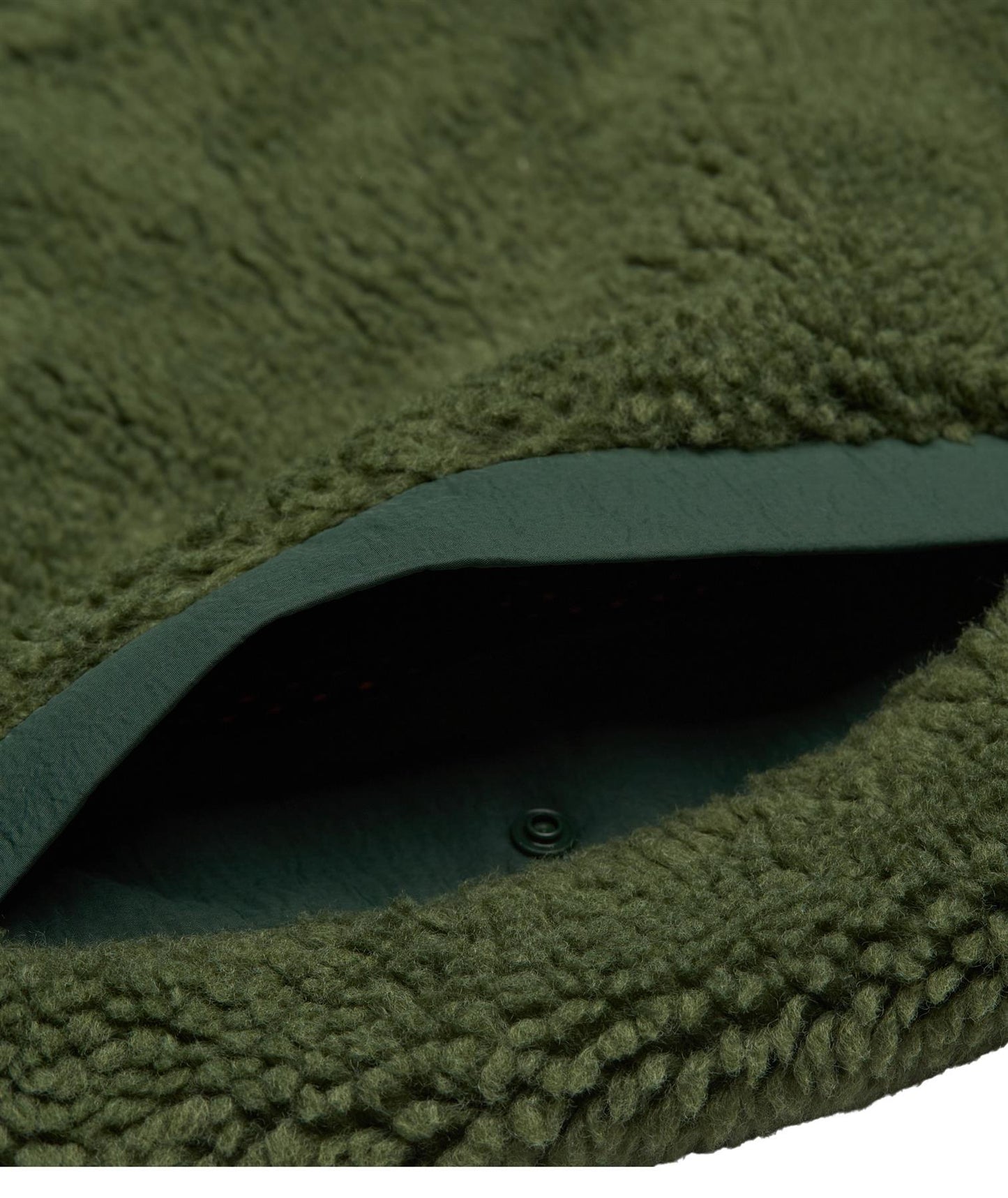 Element Wolfe Reversible Sherpa Hoodie Bronze Green