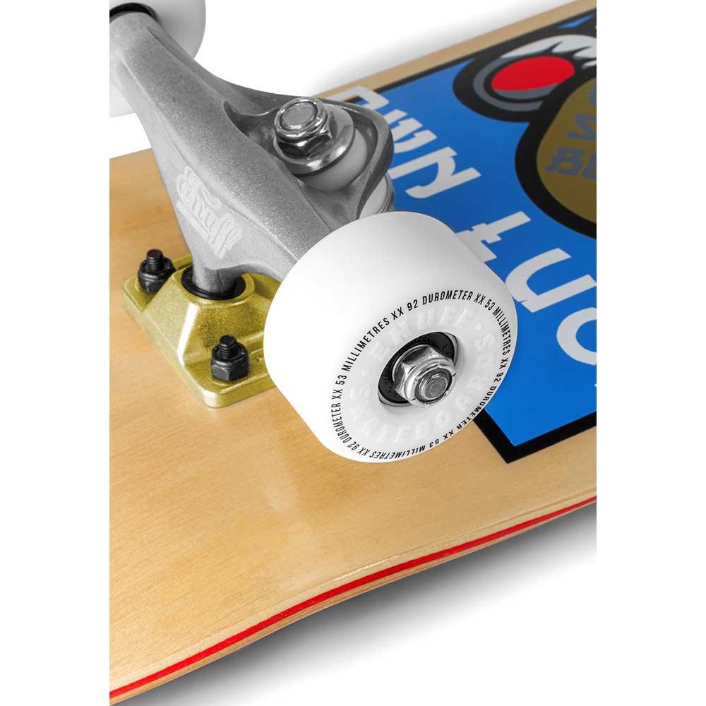 Enuff Lucky Cat Complete Skateboard 92A Medium Wheels Natural 8"
