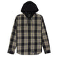 DC Shoe Co Ruckus Black Hooded Long Sleeve Shirt