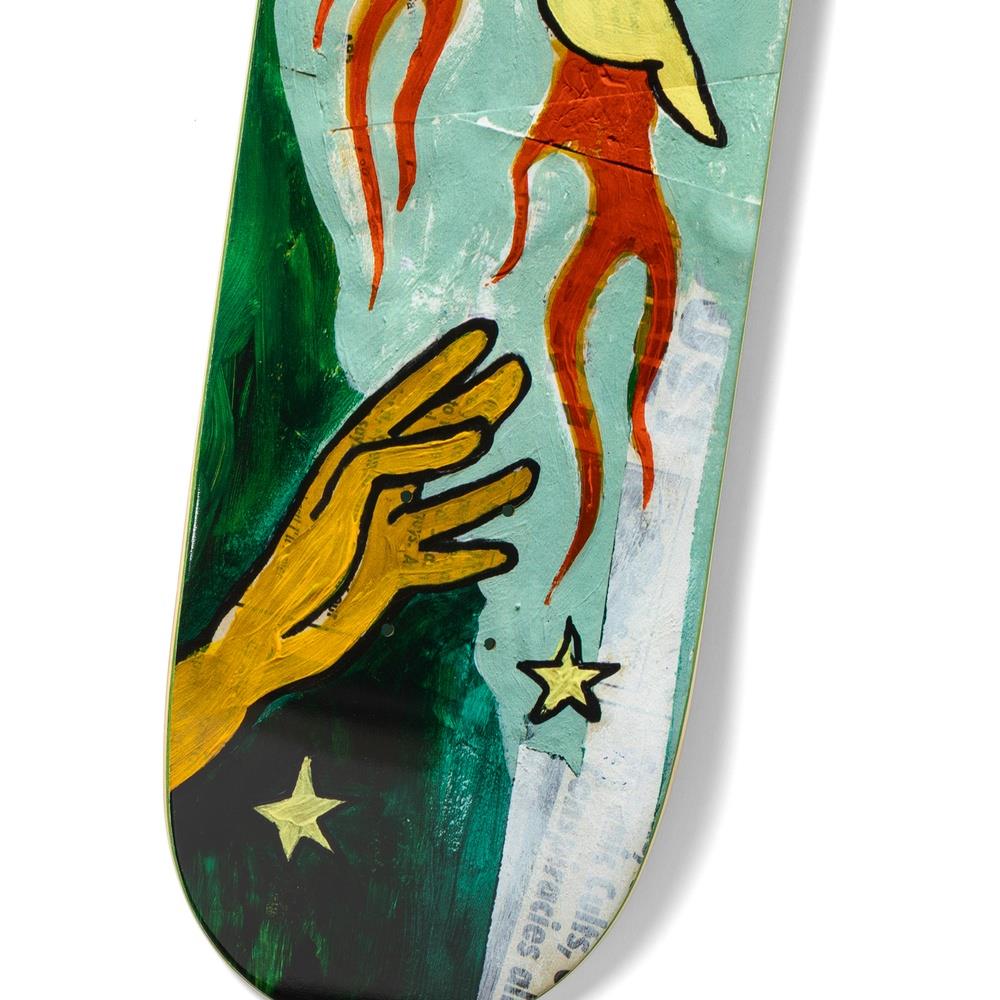 Krooked Team Firebirds True Fit Skateboard Deck Green 8.5"
