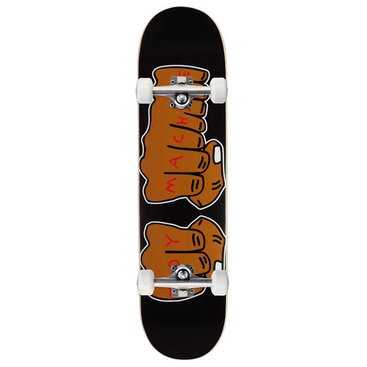 Toy Machine Skateboards Fists Woodgrain Factory Complete Skateboard 7.75"
