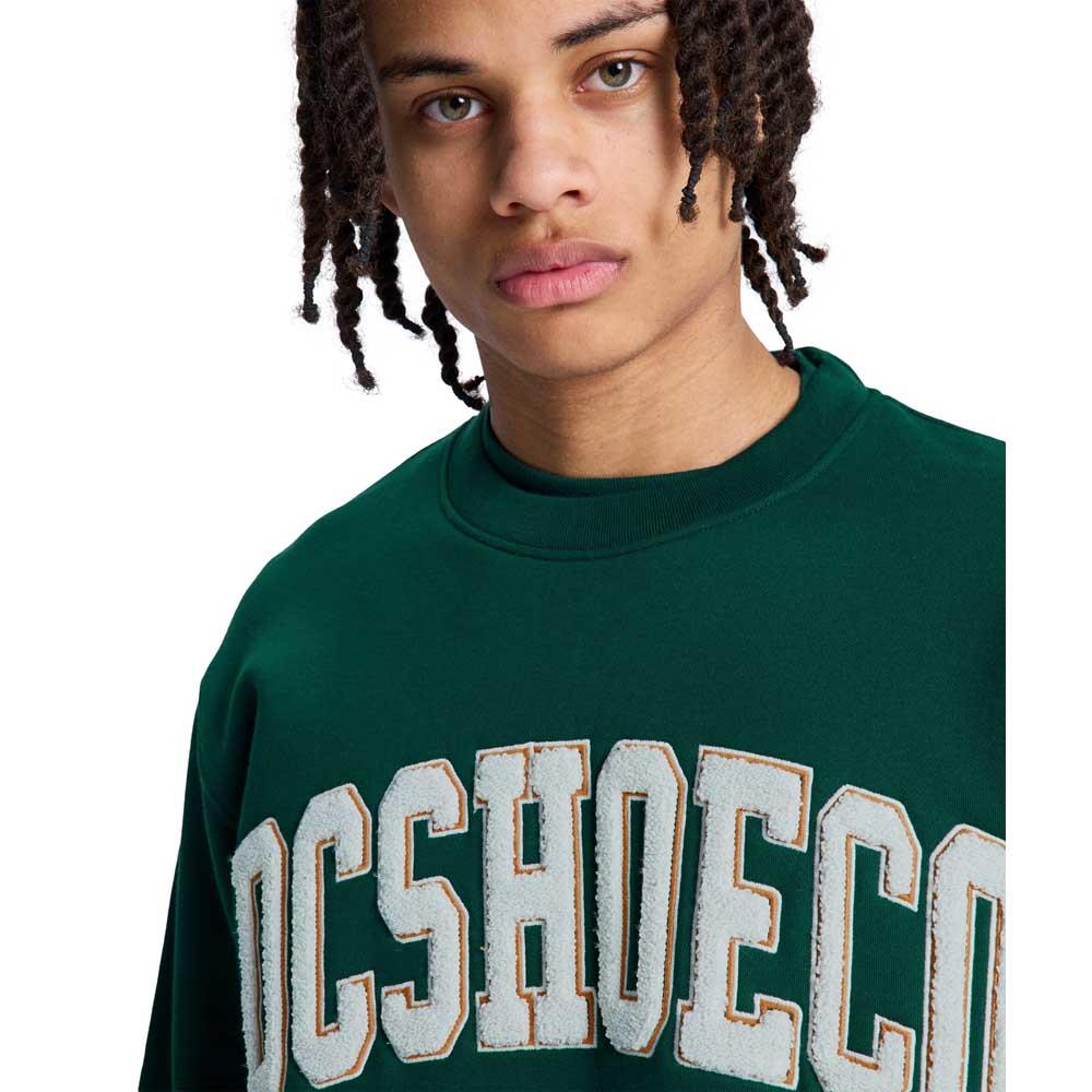 DC Shoe Co Varsity Crewneck SweatShirt Ponderosa Pine Green