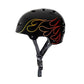 Bullet Graphic Helmet T35 Flame Youth 49-54cm Gloss Black