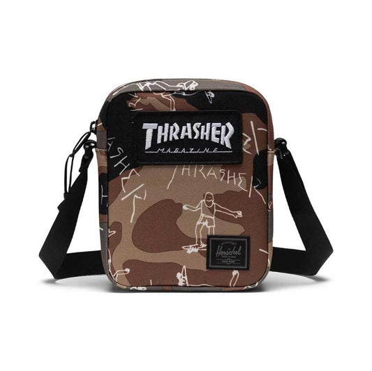 Herschel X Thrasher Magazine Gonz Heritage Crossbody Bag Woodland Camo