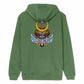 Santa Cruz Winkowski 8 Ball Samurai Hooded Sweatshirt Dill Green