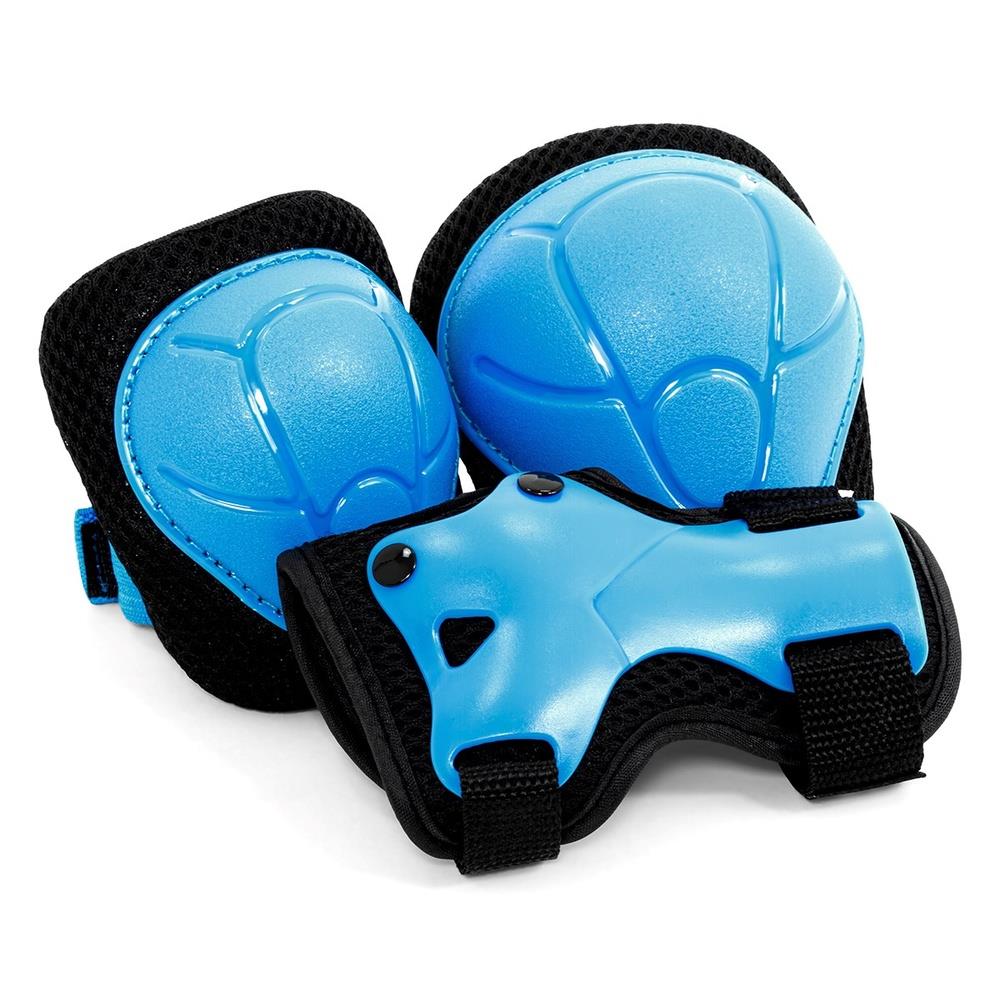 SFR Essentials Youth Triple Pad Set Elbow Knee Wrist  Blue