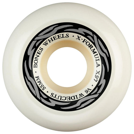 BONES Skateboard Wheels X-Formula V6 Wide-Cut SP26 55mm 97A