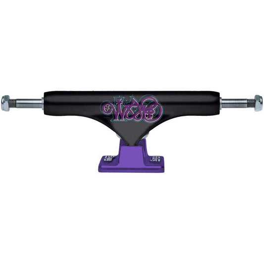 Slappy ST1 Skateboard Trucks Hollow Bam Black Purple 9"