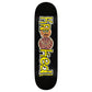 Krooked X Quarter Snacks Snackman Black Skateboard Deck 8.5"