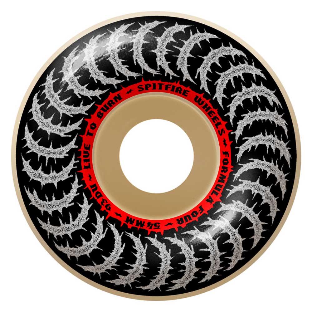 Spitfire Formula Four Skateboard Wheels Deathmask II Classic Natural 54mm 93a