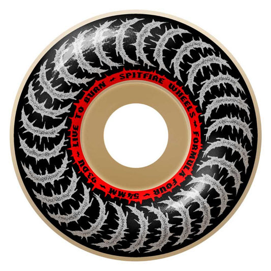 Spitfire Formula Four Skateboard Wheels Deathmask II Classic Natural 54mm 93a