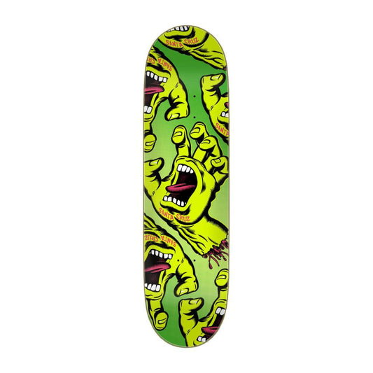 Santa Cruz Team Skateboard Deck Crowded Hand ATV Green 8.5"