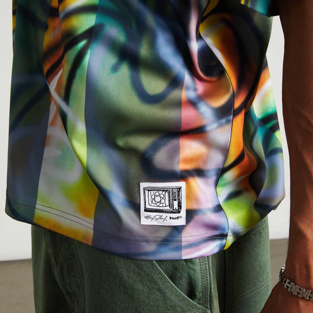 HUF x Kenny Scharf Multitud Soccer Jersey Multi