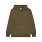 Element Serif Coruroy Pullover Hooded Sweatshirt Kalamata Brown Green