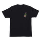 Santa Cruz X Stranger Things Demogorgon Dot T-Shirt Black