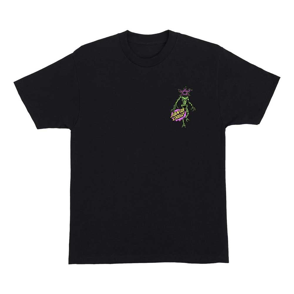Santa Cruz X Stranger Things Demogorgon Dot T-Shirt Black