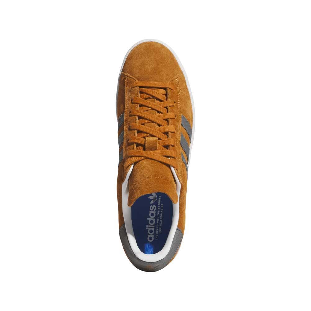 Adidas Skateboarding Campus ADV Rustic Orange Grey Four Cloud White Skate Shoes
