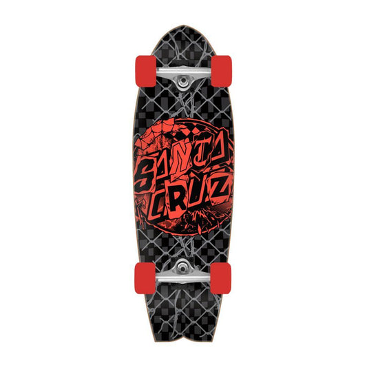 Santa Cruz Cruiser Pay Off Dot Black Red 8.81"
