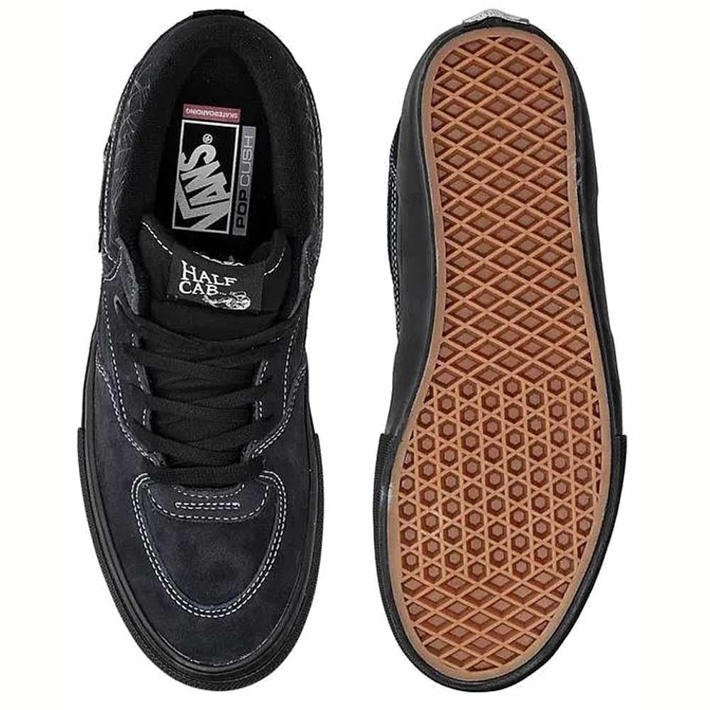 Vans Skate Half Cab Web Dark Grey Black Skate Shoes