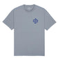 RVCA Dalas Snake Short Sleeve T-Shirt Monument Blue