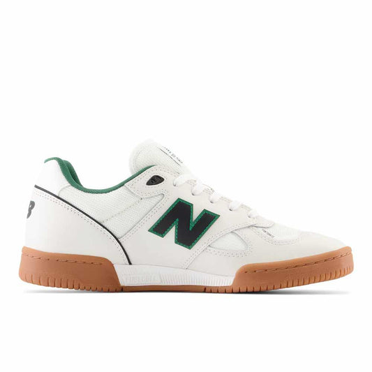 New Balance Numeric Tom Knox 600 White Gum Leather Skate Shoes