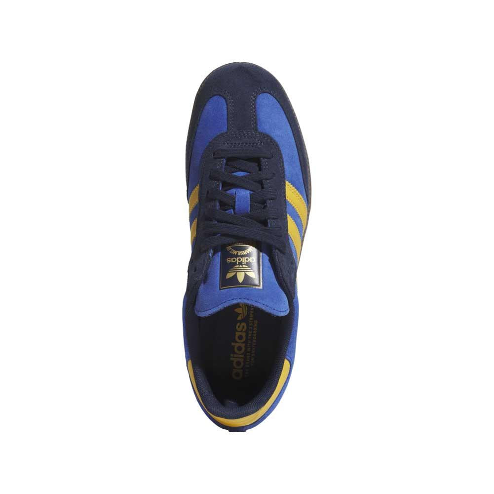 Adidas Skateboarding Samba ADV  Co Navy Preloved Yellow Royal Blue Skate Shoes