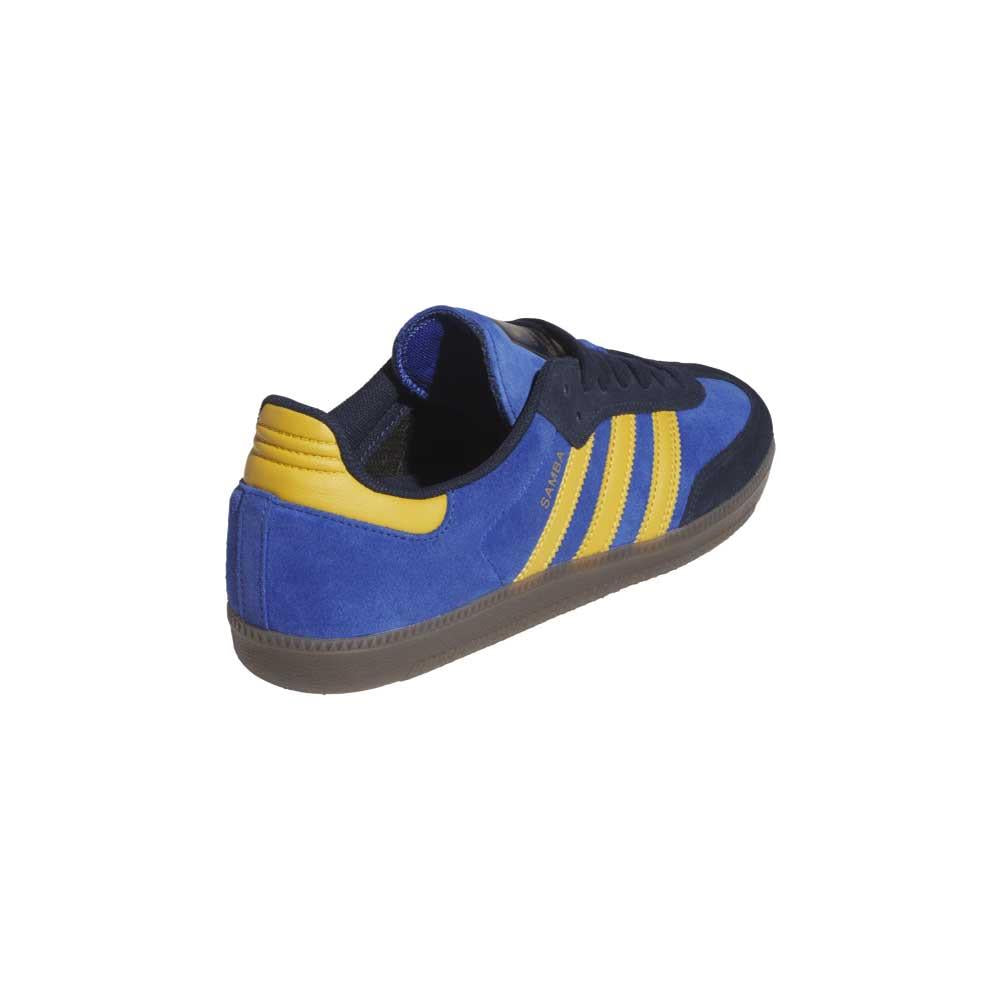 Adidas Skateboarding Samba ADV  Co Navy Preloved Yellow Royal Blue Skate Shoes