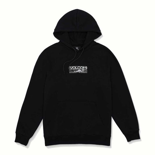 Volcom Outhere Pullover Hooded Sweatshirt Black