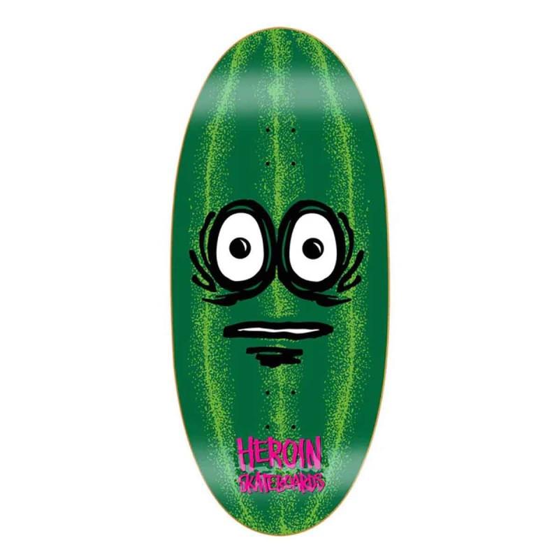 Heroin Skateboards Watermelon Egg Skateboard Deck 13.5"