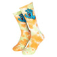 Santa Cruz Skateboards Screaming Hand Tie Dye Washed Apricot Socks UK 7-11 Adult