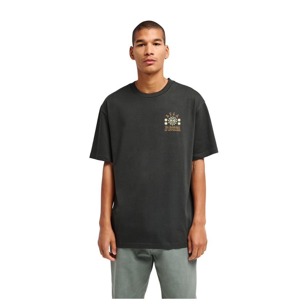 RVCA Iris Short Sleeve T-Shirt Pirate Black
